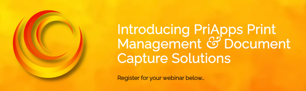 Introduction to PriApps Print Management & Document Capture webinar