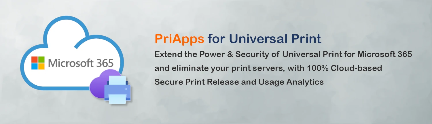 Secure Print for Universal Print from PriApps
